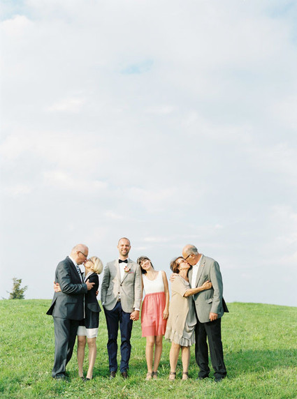 Switzerland family wedding photo