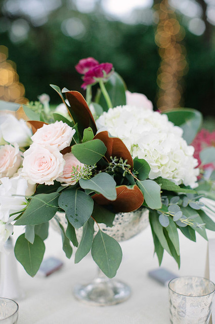 Garden themed centerpiece
