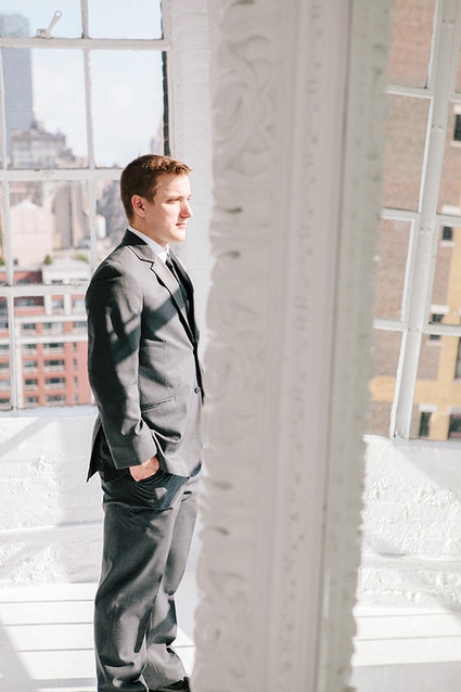 Groom in loft