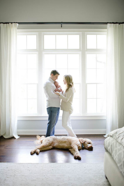 Light airy newborn photos