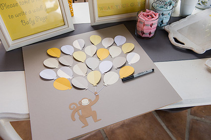 Yellow Backyard Baby Shower Inspiration