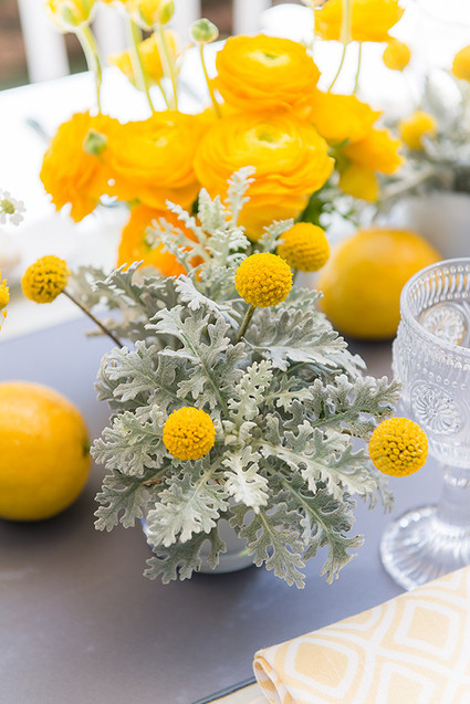 Yellow Backyard Baby Shower Inspiration