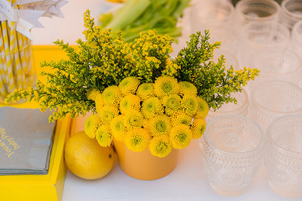 Yellow Backyard Baby Shower Inspiration