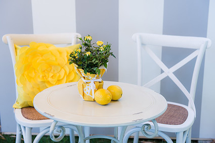 Yellow Backyard Baby Shower Inspiration