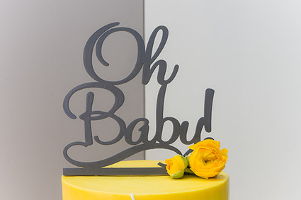 Yellow Backyard Baby Shower Inspiration