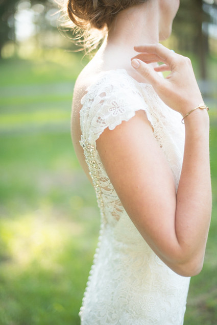 Lace wedding dress