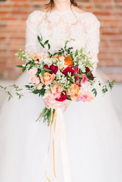 Spring floral bouquet