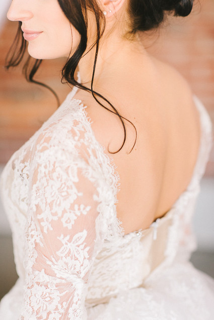 Lace wedding dress