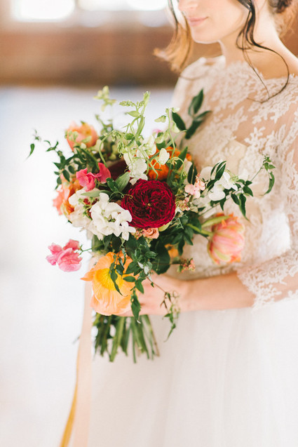 Spring floral bouquet