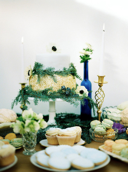 Royal Blue British Baby Shower Inspiration