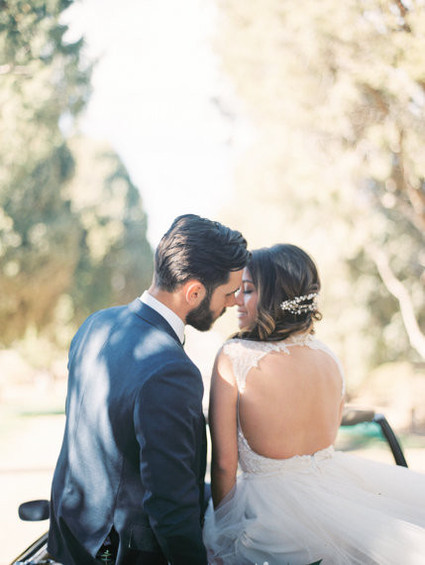 Ranch wedding inspiration portrait