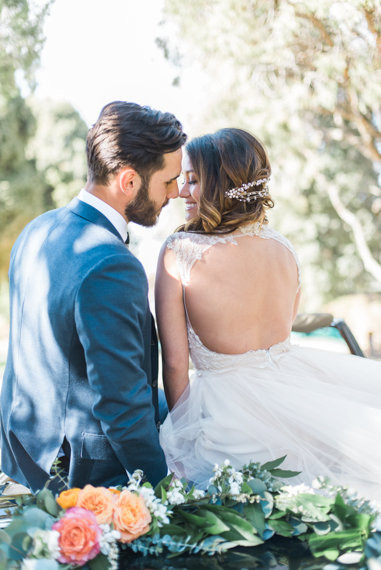 Ranch wedding inspiration portrait