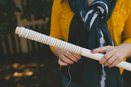 Indigo dyed bridal shower tools