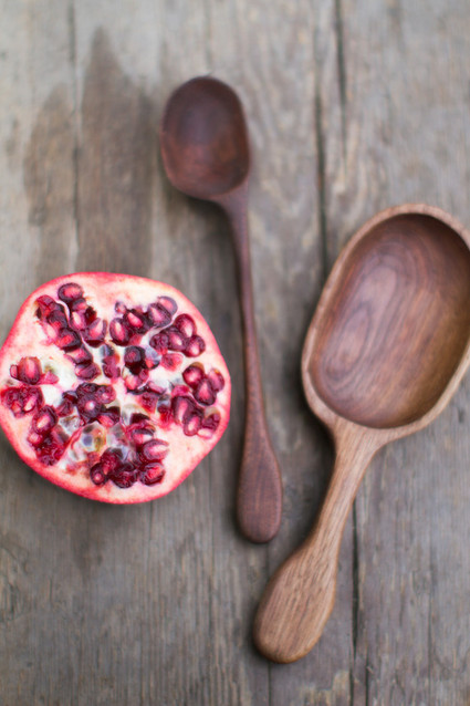 Wooden serving spoons
