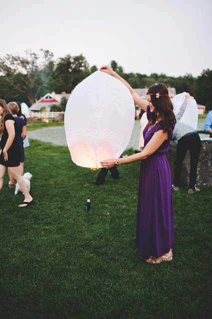 New York camp themed floating lanterns