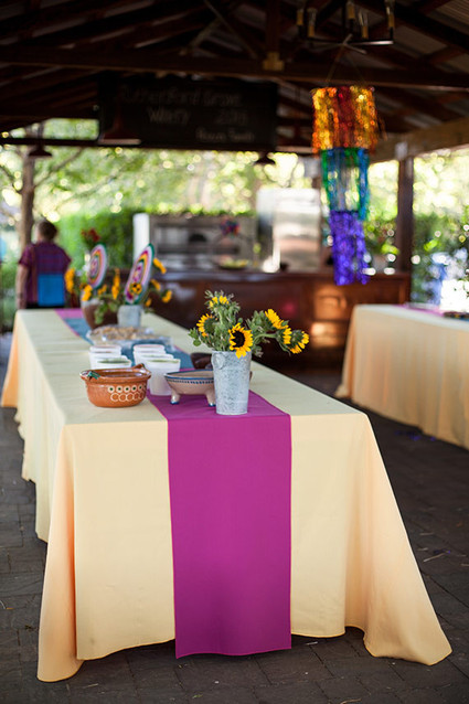 Cinco de Mayo yellow and pink tablescape Inspiration