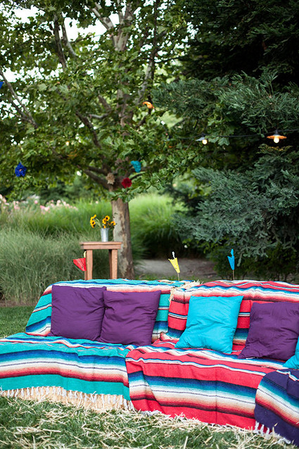 Cinco de Mayo colorful lounge area