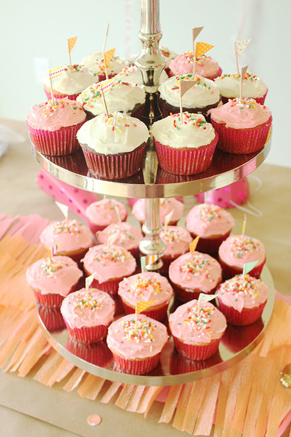 pink cupcakes