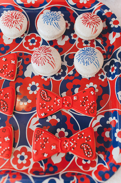 4th of July dessert table