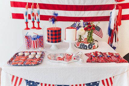 4th of July dessert table