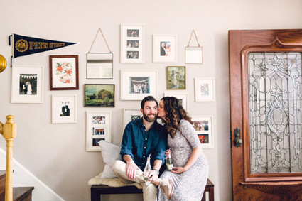 Blue Philadelphia Baby Shower by Confetti and Co