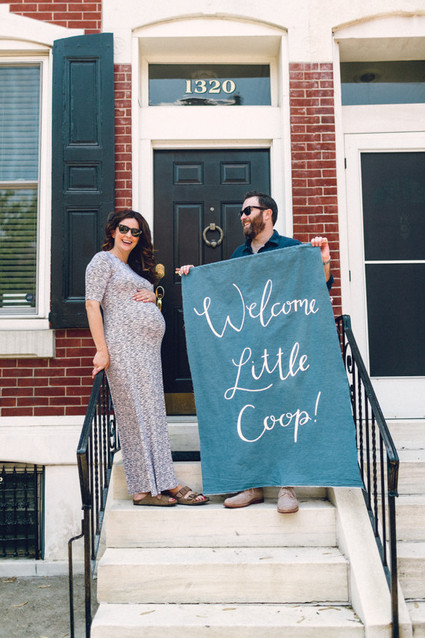Blue Philadelphia Baby Shower by Confetti and Co