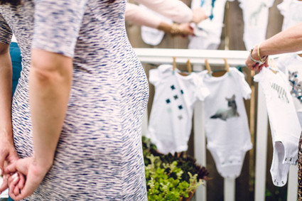 Blue Philadelphia Baby Shower by Confetti and Co