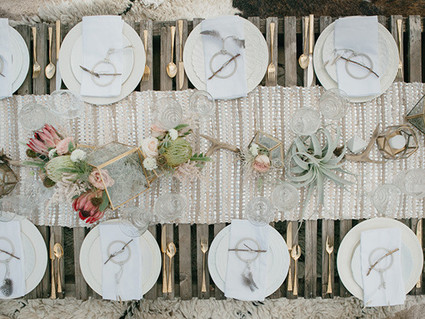 Boho tablescape