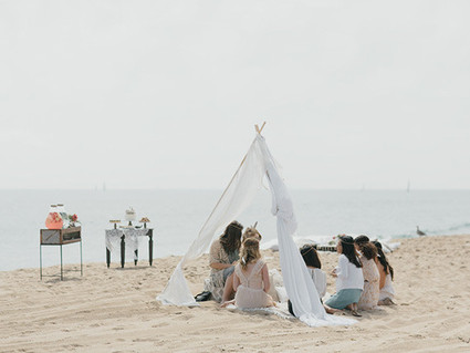 Boho Beach Baby Shower Inspiration