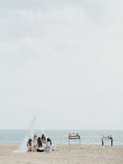 Boho Beach Baby Shower Inspiration