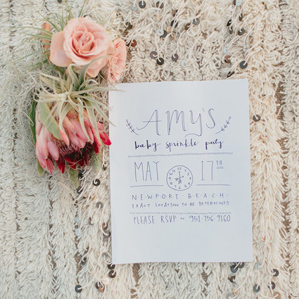 Baby shower invites