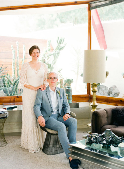Palm Springs wedding portrait