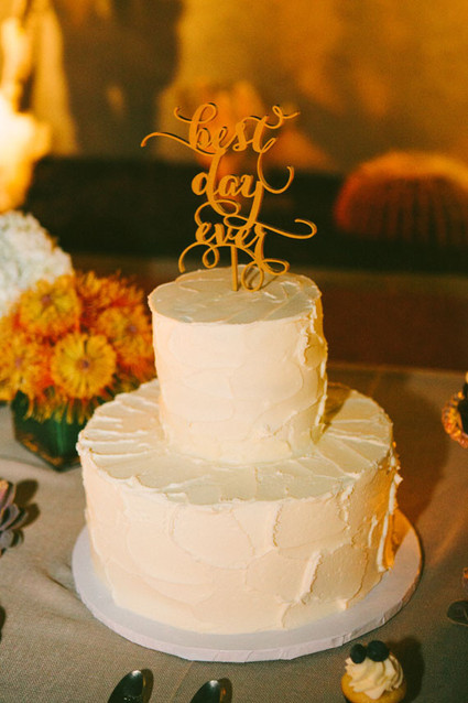 White wedding cake