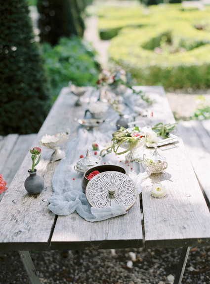 Italian wedding tablescape