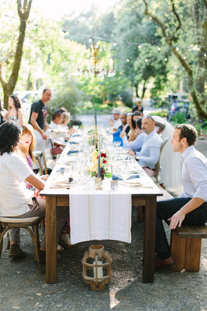 Outdoor dinner party