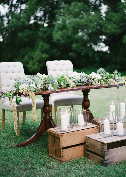 Wedding reception decor