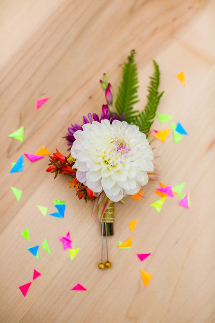 Dahlia boutonnière