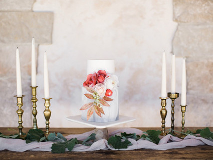 Italian marble inspired cake