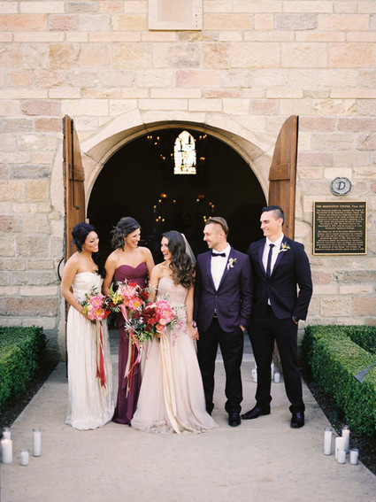 Wedding party portrait