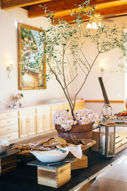 Wedding food display