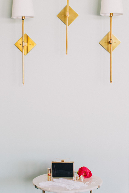 Gold and white lighting