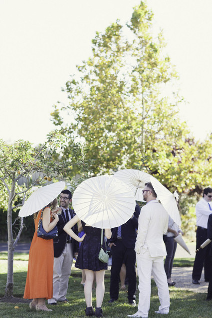 Winery fall wedding ceremony
