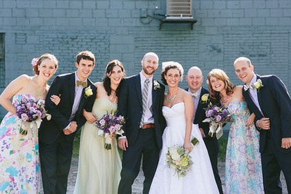 Upstate New York wedding party