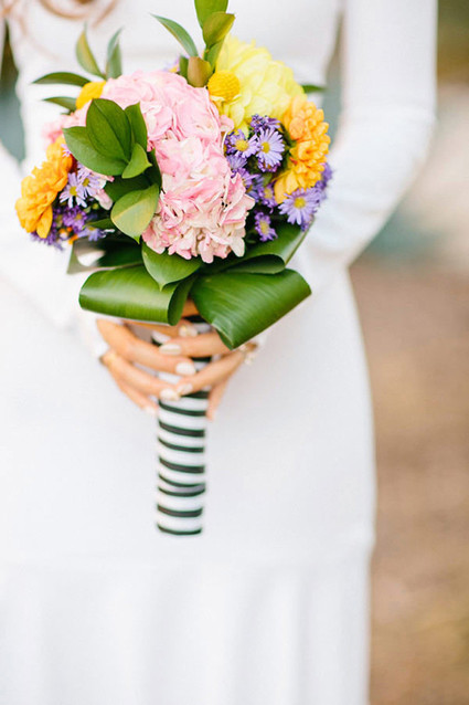 Modern bridal bouquet