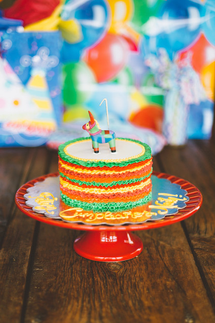 mexican theme first birthday cake