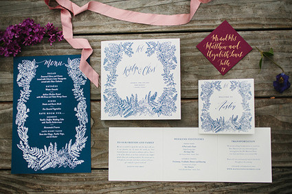 Wedding invitation suite