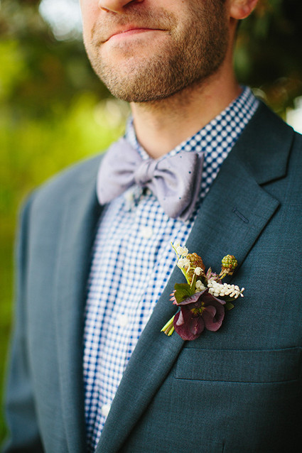 Groom boutonniere