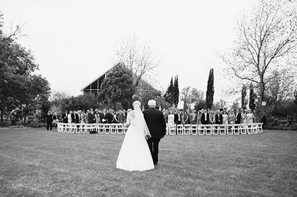 Outdoor wedding ceremony