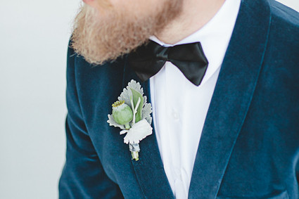 Groom boutonniere