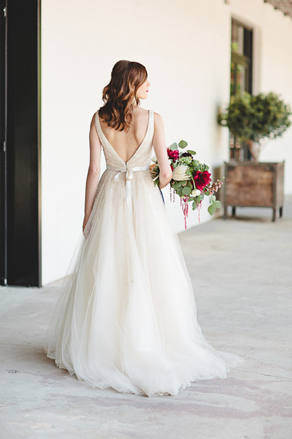 White wedding dress